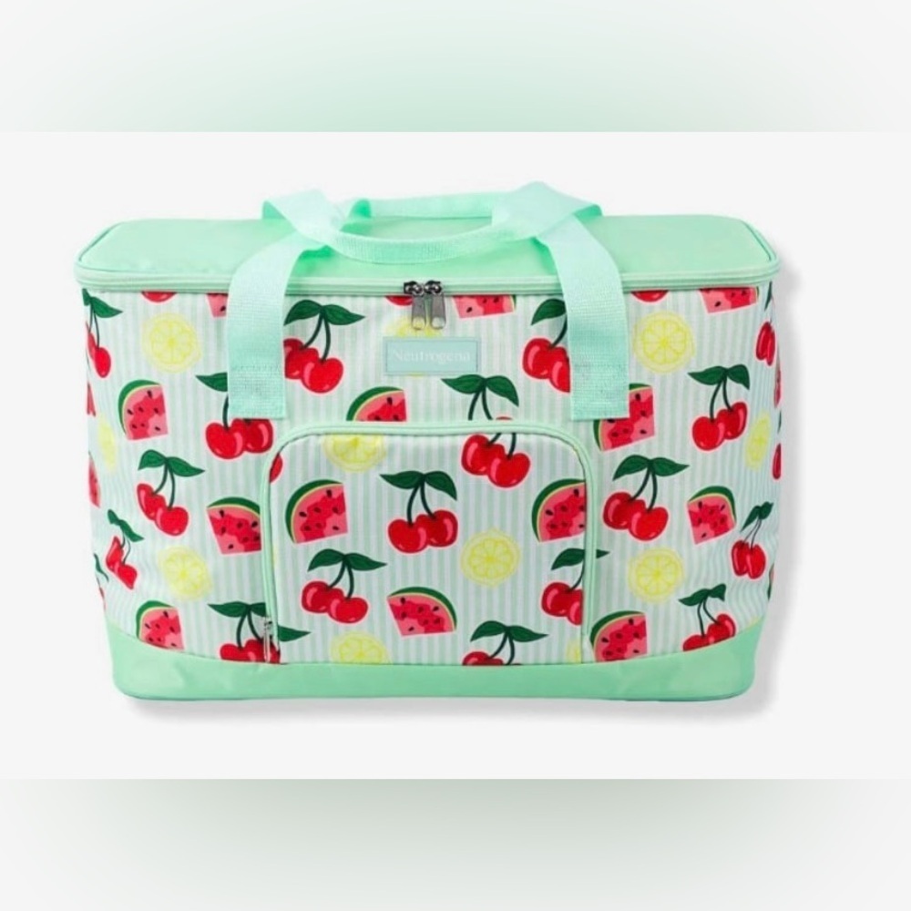 Neutrogena Fruit Patterned Large Cooler Tote
